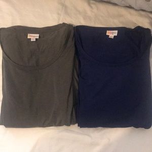 Lularoe Ana maxi dress, with short sleeve